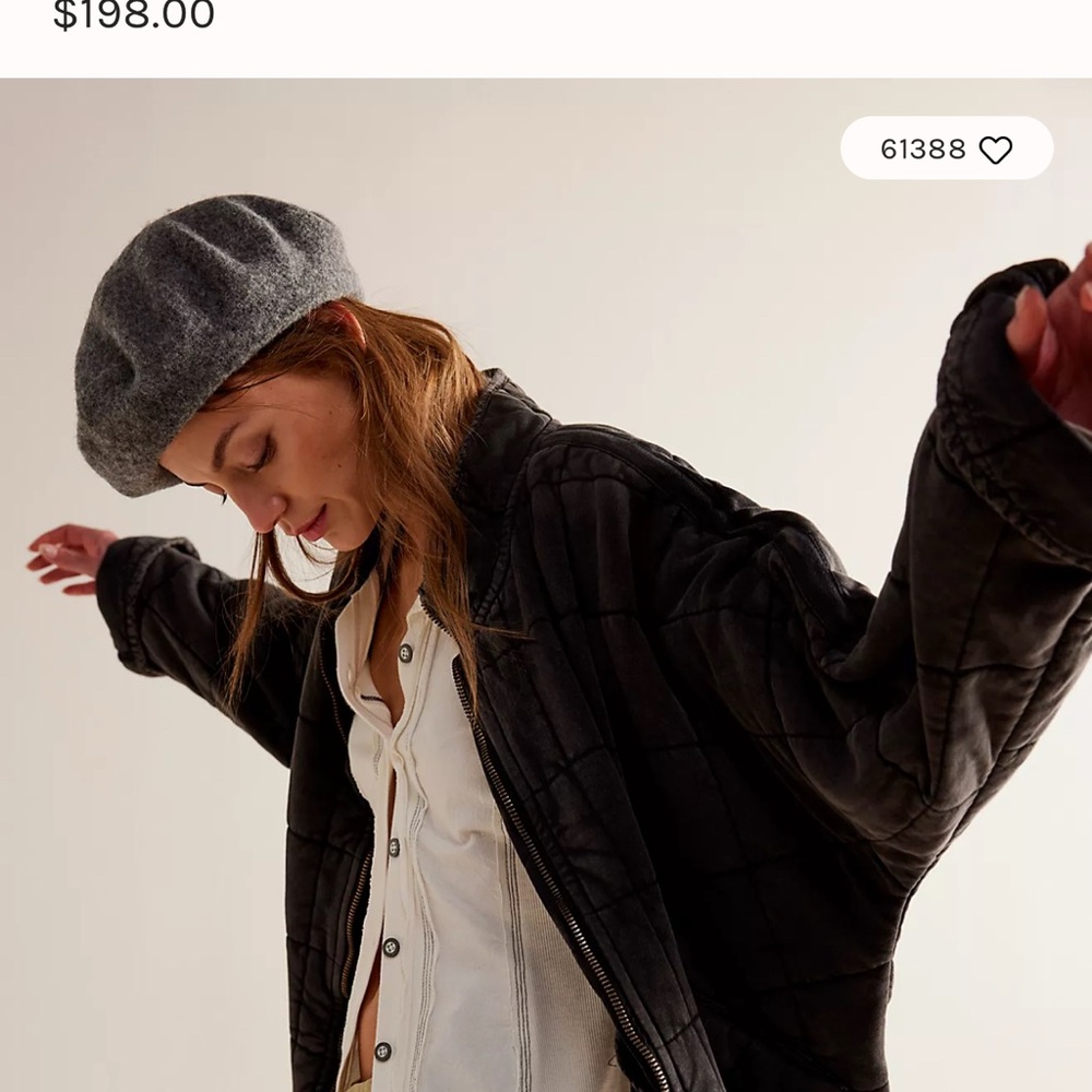 Women's Black Quilted Jacket - Picture 5 of 10